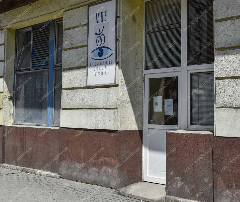 Szervezet - Mozgássérültek Budapesti Egyesülete Angyalföldön