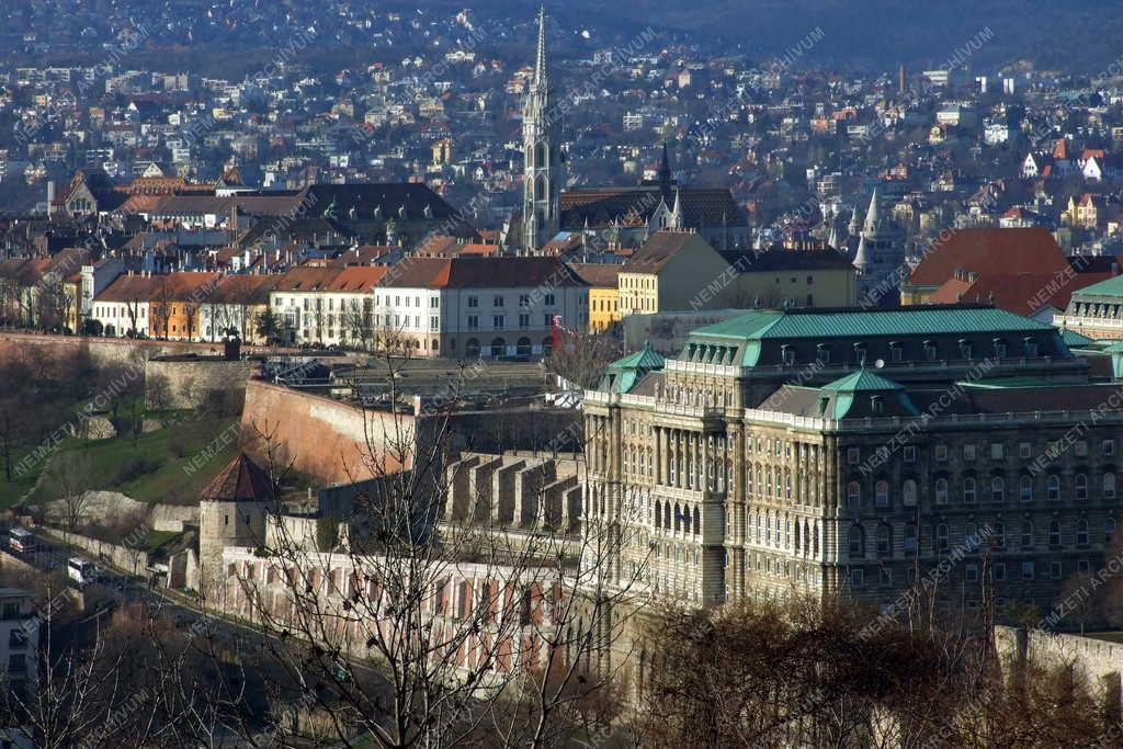 Városkép - Budapest - A budai Vár részlete