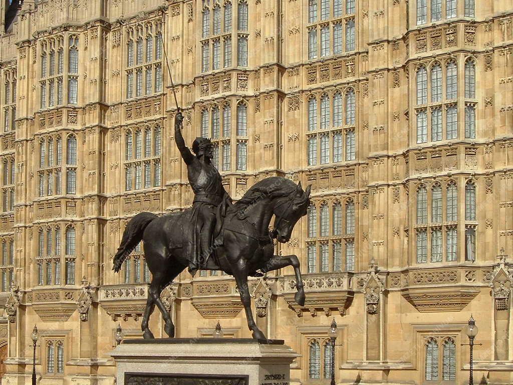 London - Oroszlánszívű Richárd szobra