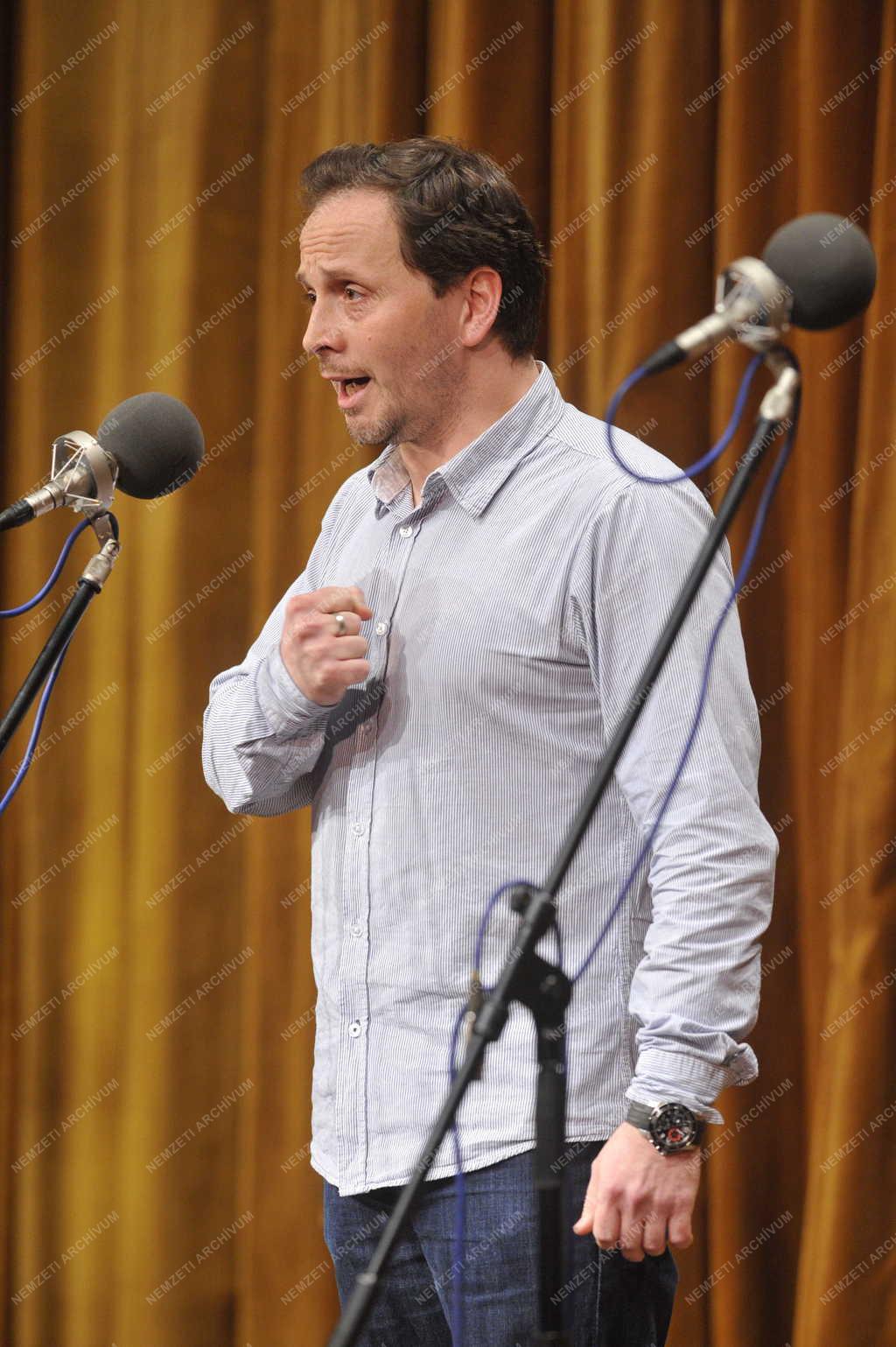 Rádió - Rádiókabaré felvétele - Janklovics Péter