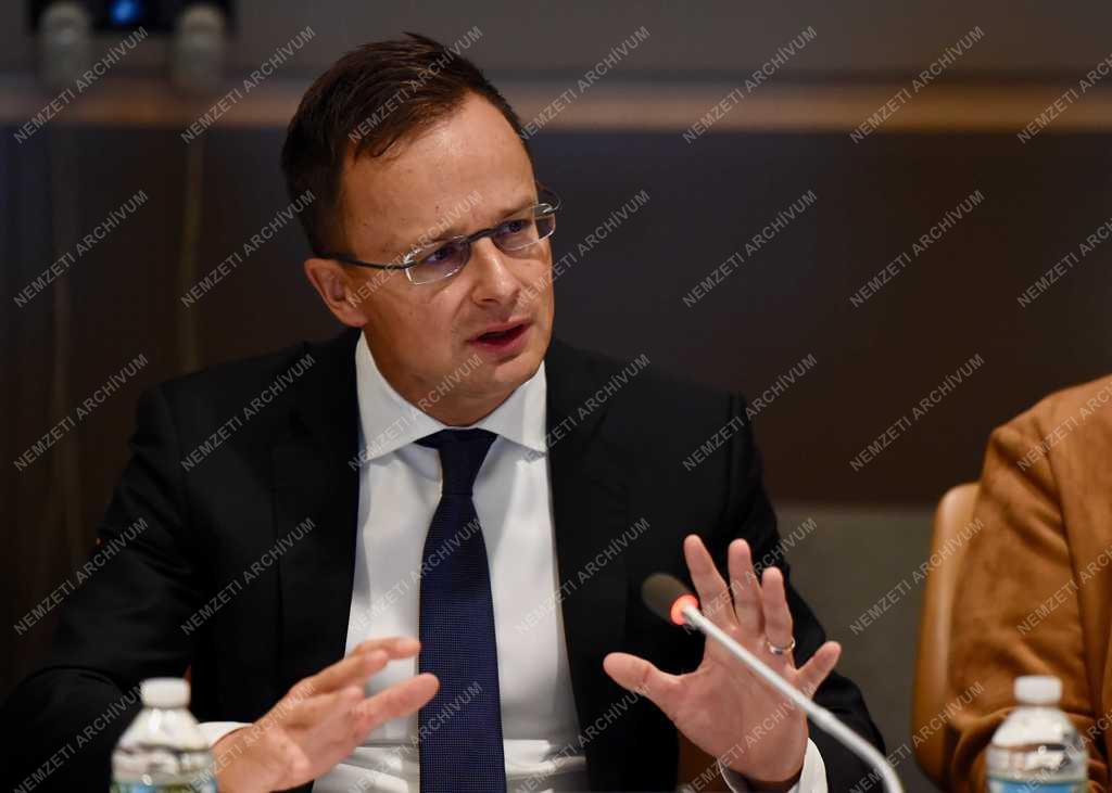 Szijjártó Péter New Yorkban 