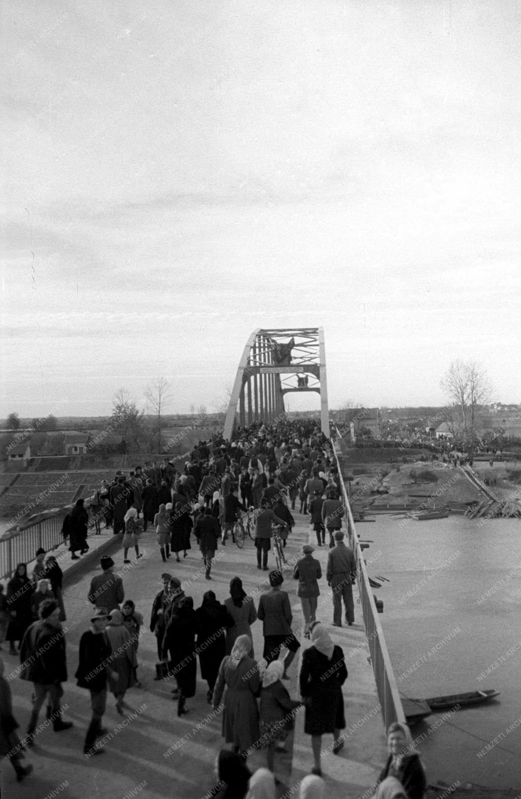 Építőipar - A vásárosnaményi hid újjáépítése