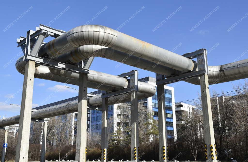Energia - Budapest - Távhővezeték Újbudán