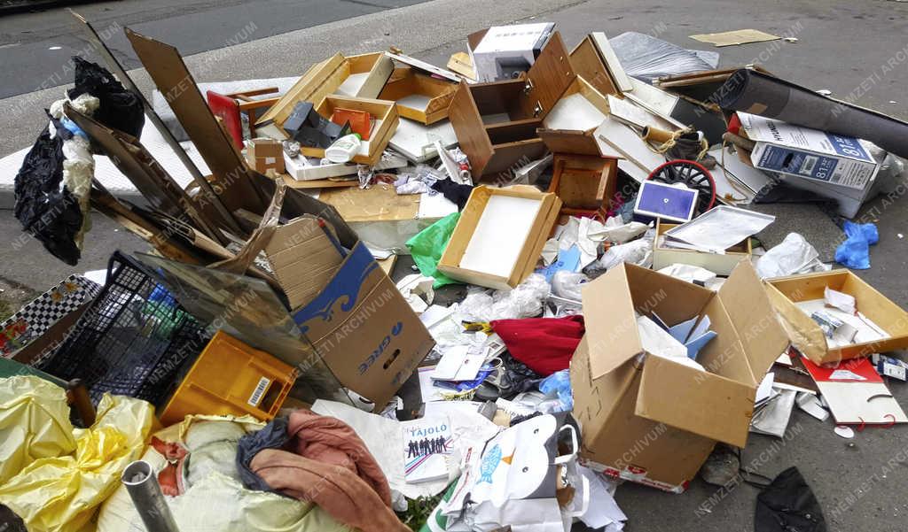 Környezetvédelem - Budapest - Lomtalanítás Kőbányán