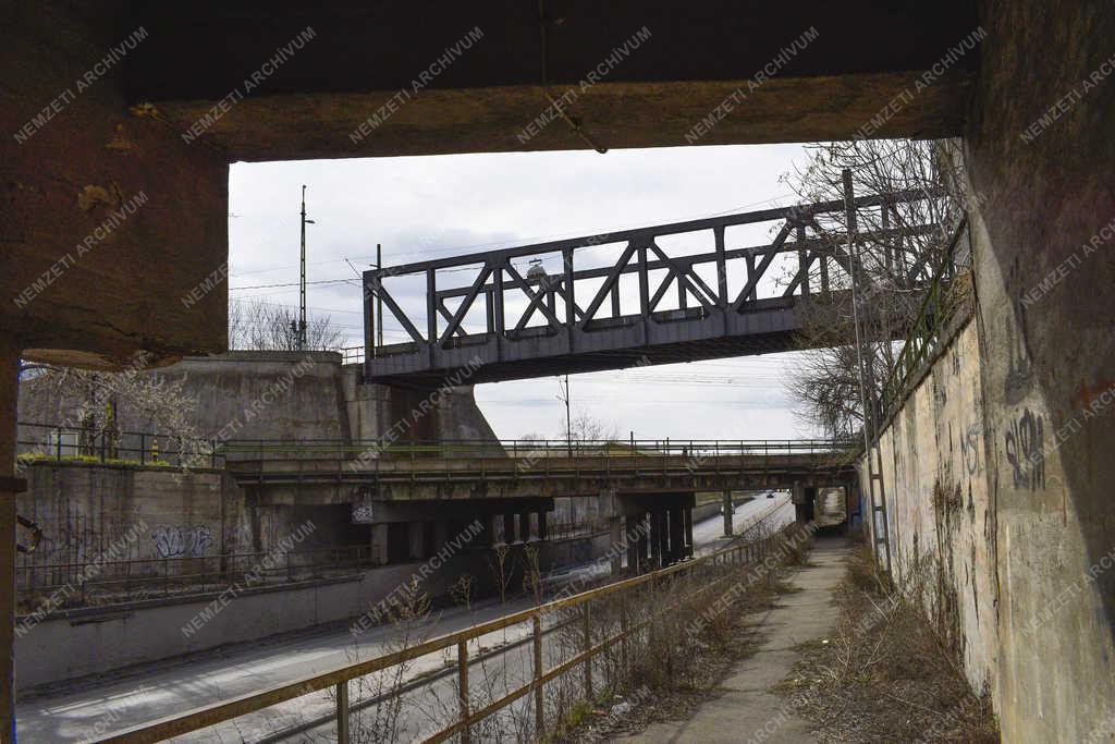 Közlekedés - Budapest - Illatos úti vasúti hidak