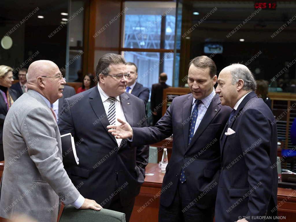 Az EU Külügyminiszteri Tanácsának ülése