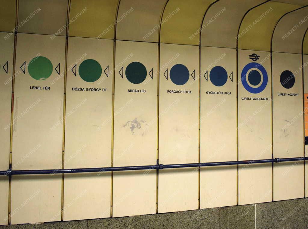 Közlekedés - Budapest - Az M3-as metró északi szakasza felújítás előtt