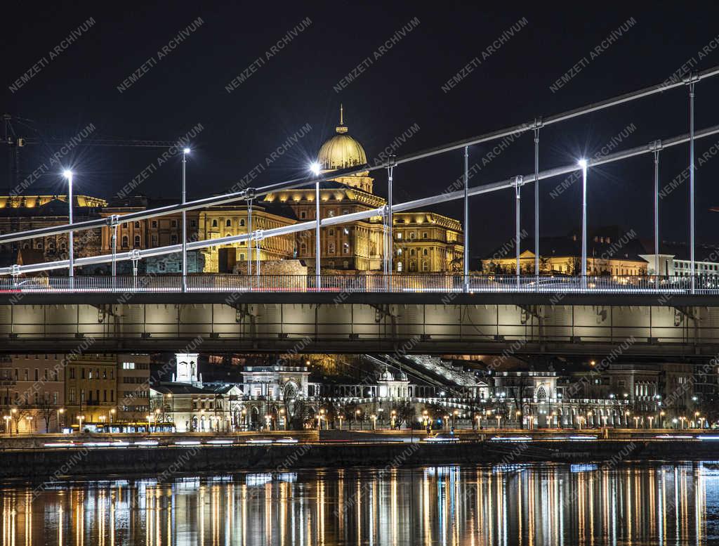 Esti városkép - Budapest - Erzsébet híd