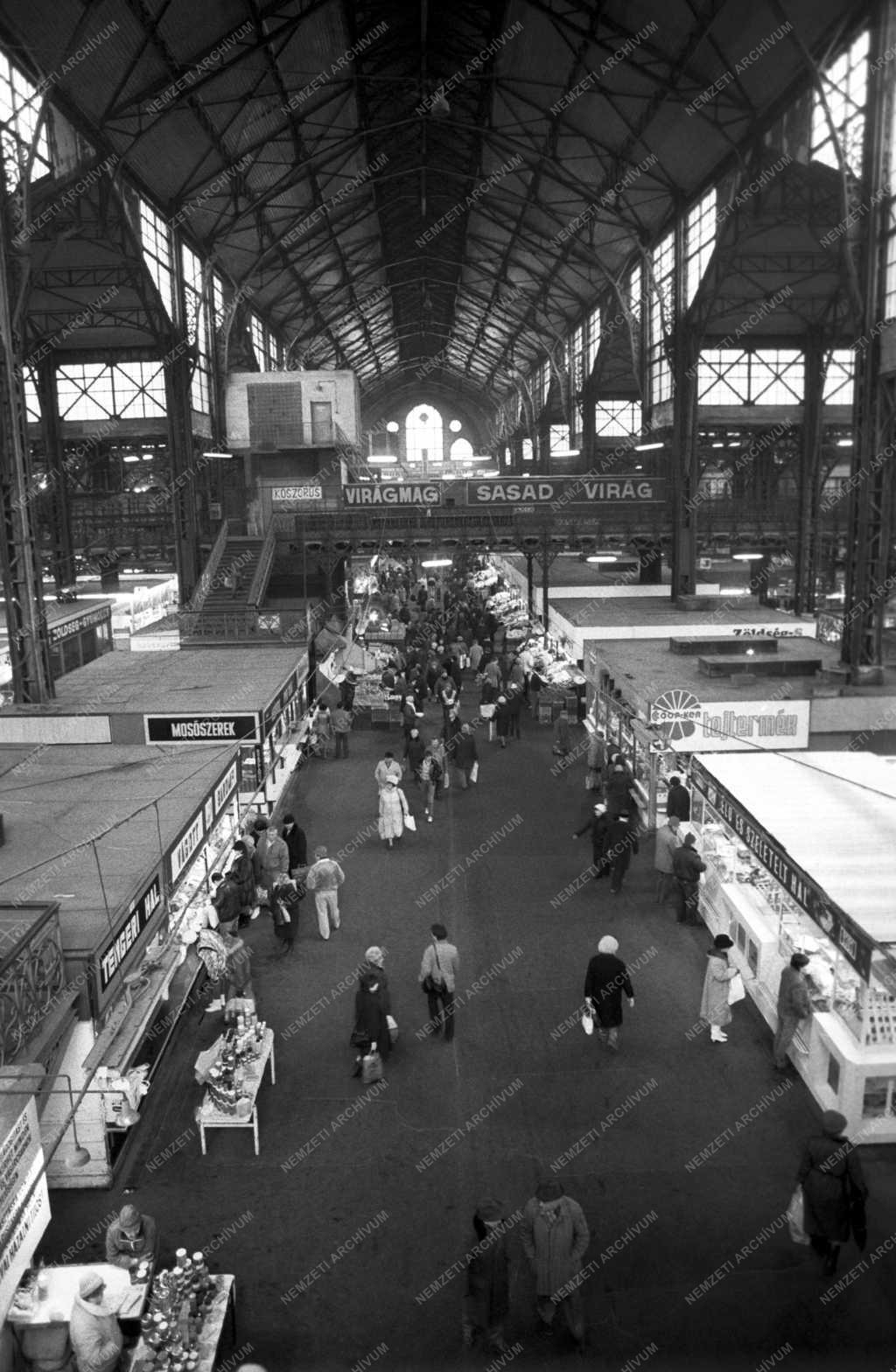 Kereskedelem - Vásárcsarnokok Budapesten