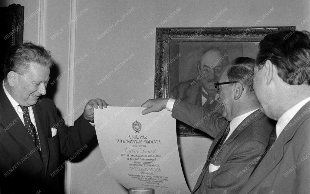 Tudomány - Gábor Dénes, a Magyar Tudományos Akadémia új tiszteletbeli tagja