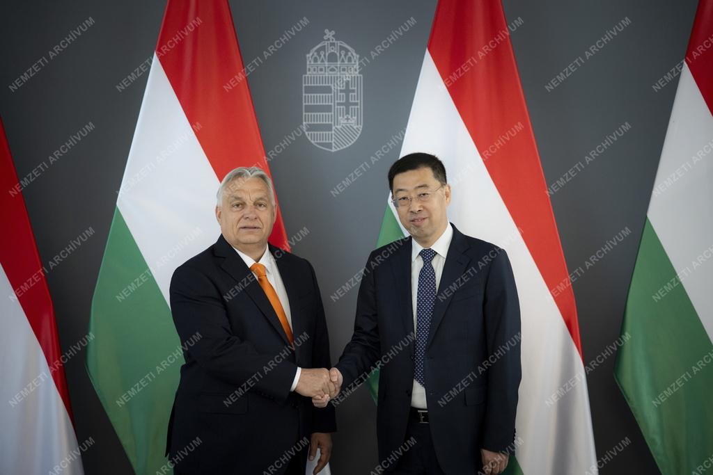 Orbán Viktor fogadta a Bank of China elnökét 