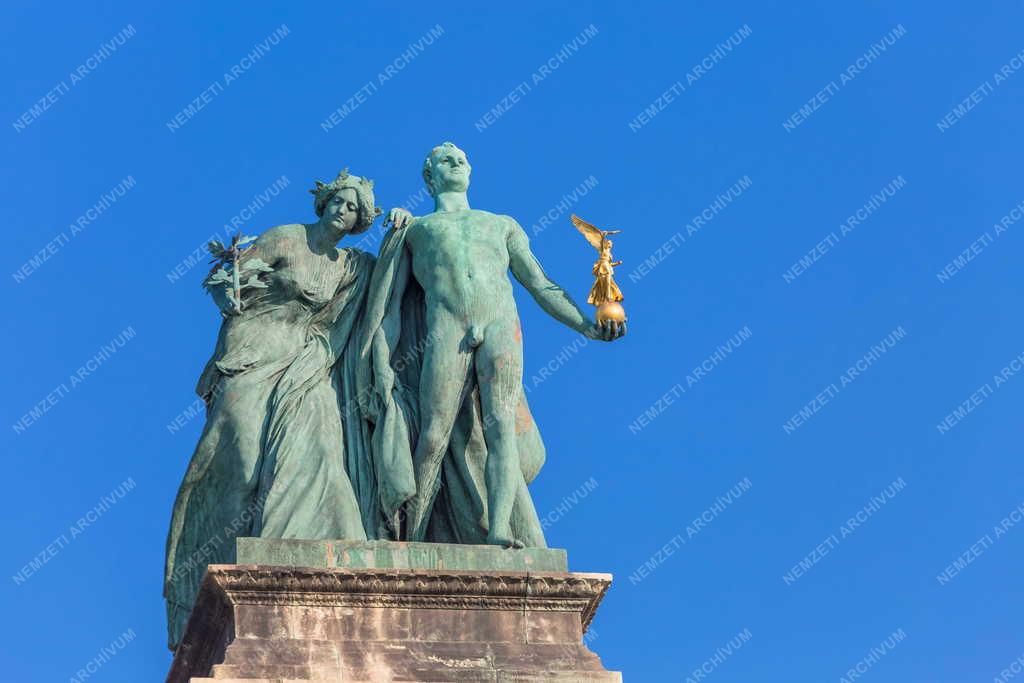 Városkép - Budapest - Millenniumi emlékmű