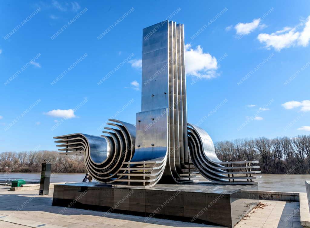 Városkép - Szeged - Árvízi emlékmű