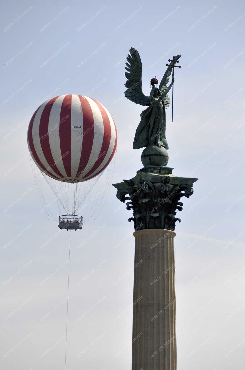 Idegenforgalom - Budapest - Ballon kilátó a Városligetben