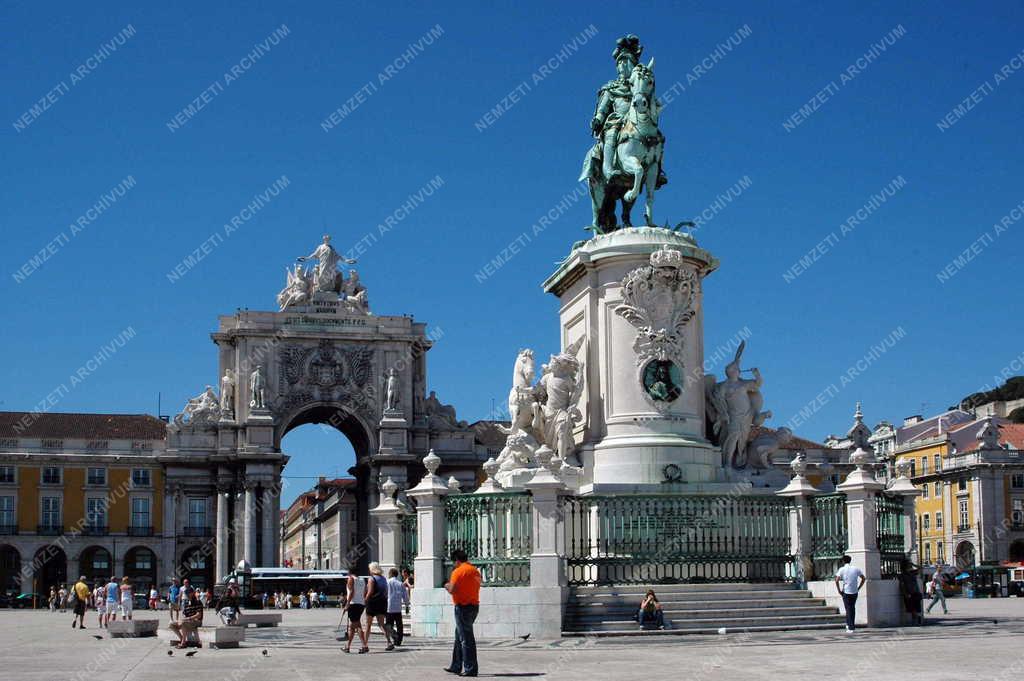 Portugália - Lisszabon - A Kereskedelem tere