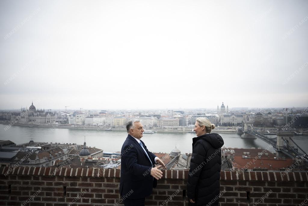 Orbán Viktor fogadta a német AfD társelnökét 