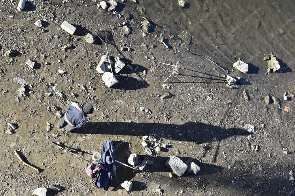 Szabadidő - Budapest - Horgász az Újpesti-öbölben