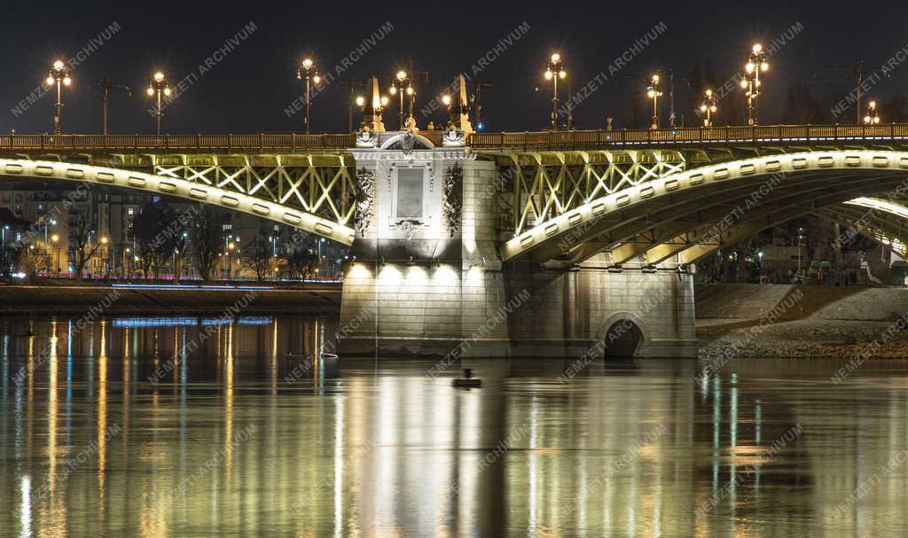 Esti városkép - Budapest - Margit híd 