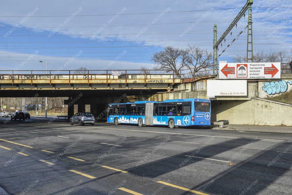 Közlekedés - A Déli Körvasút új Népliget állomásának tervezett helyszíne