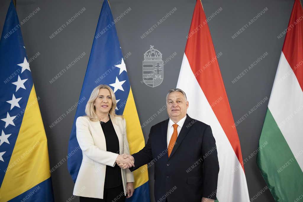 Orbán Viktor fogadta Bosznia-Hercegovina Államelnökségének soros elnökét