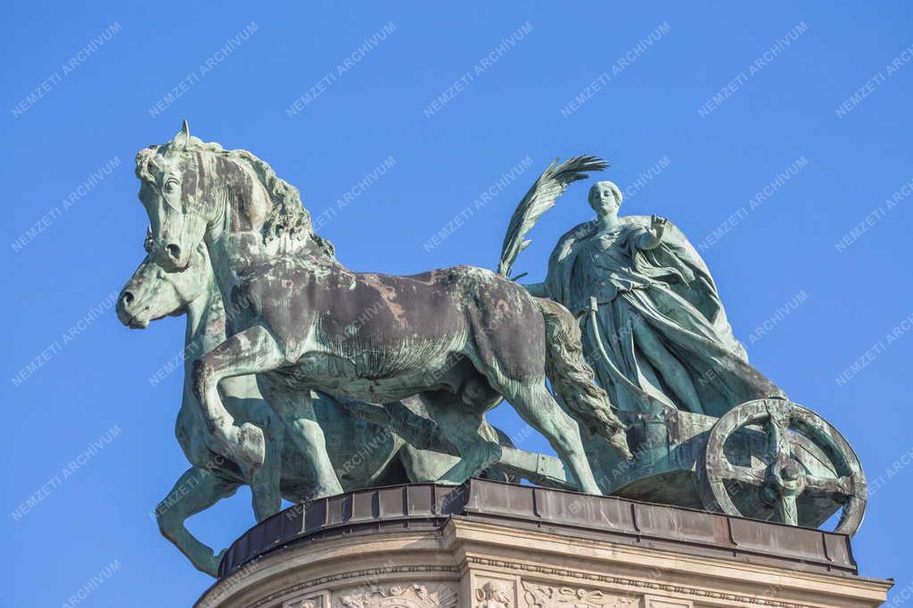 Városkép - Budapest - Millenniumi emlékmű