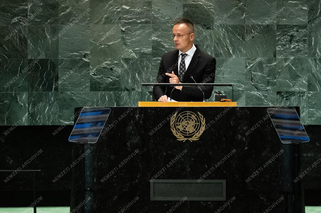Szijjártó Péter New Yorkban