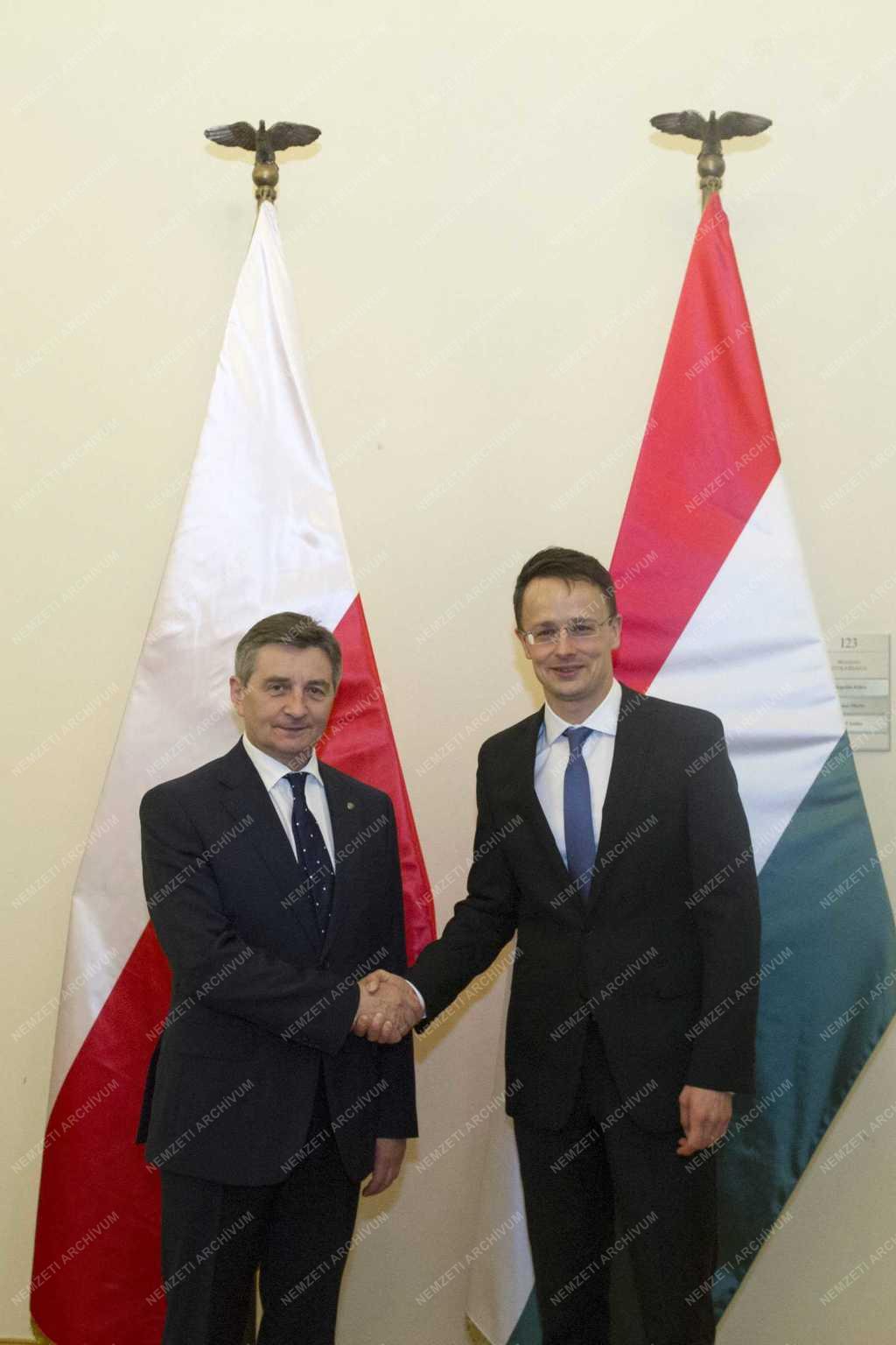 Szijjártó Péter fogadta a lengyel szejm elnökét