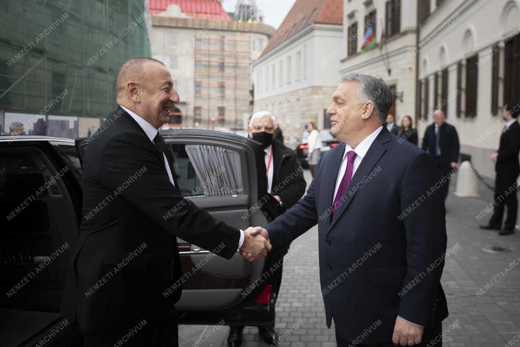 Orbán Viktor fogadta Azerbajdzsán köztársasági elnökét 