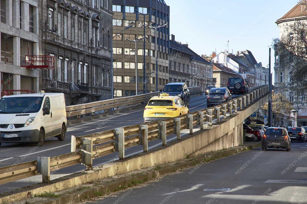 Városkép - Budapest - Baross téri közúti felüljáró