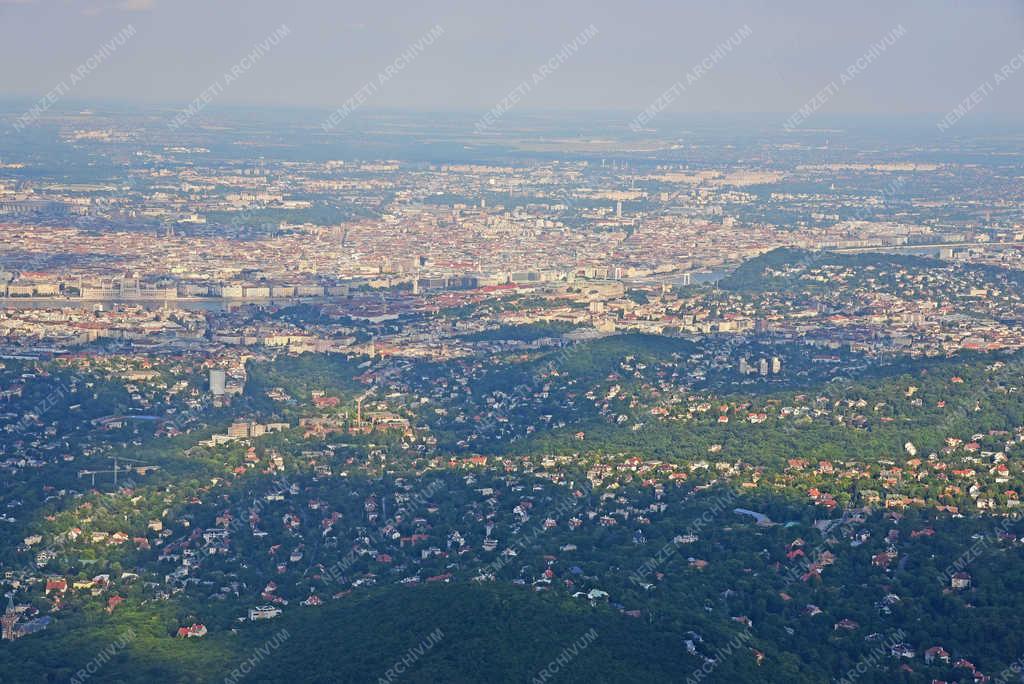 Légi felvétel - Budapest - János hegy 