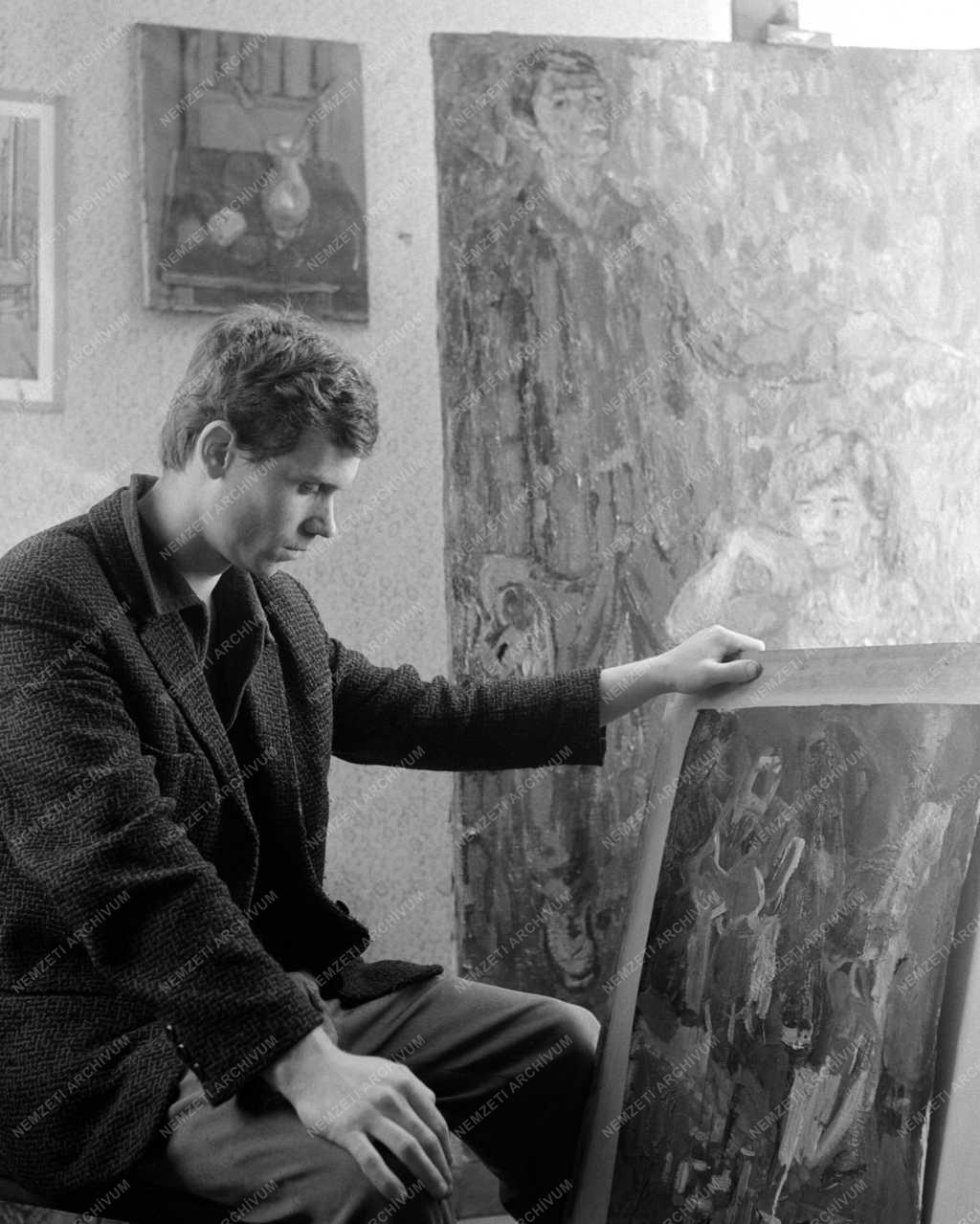 Kultúra - Torbó Gyula fiatal komlói festőművész 