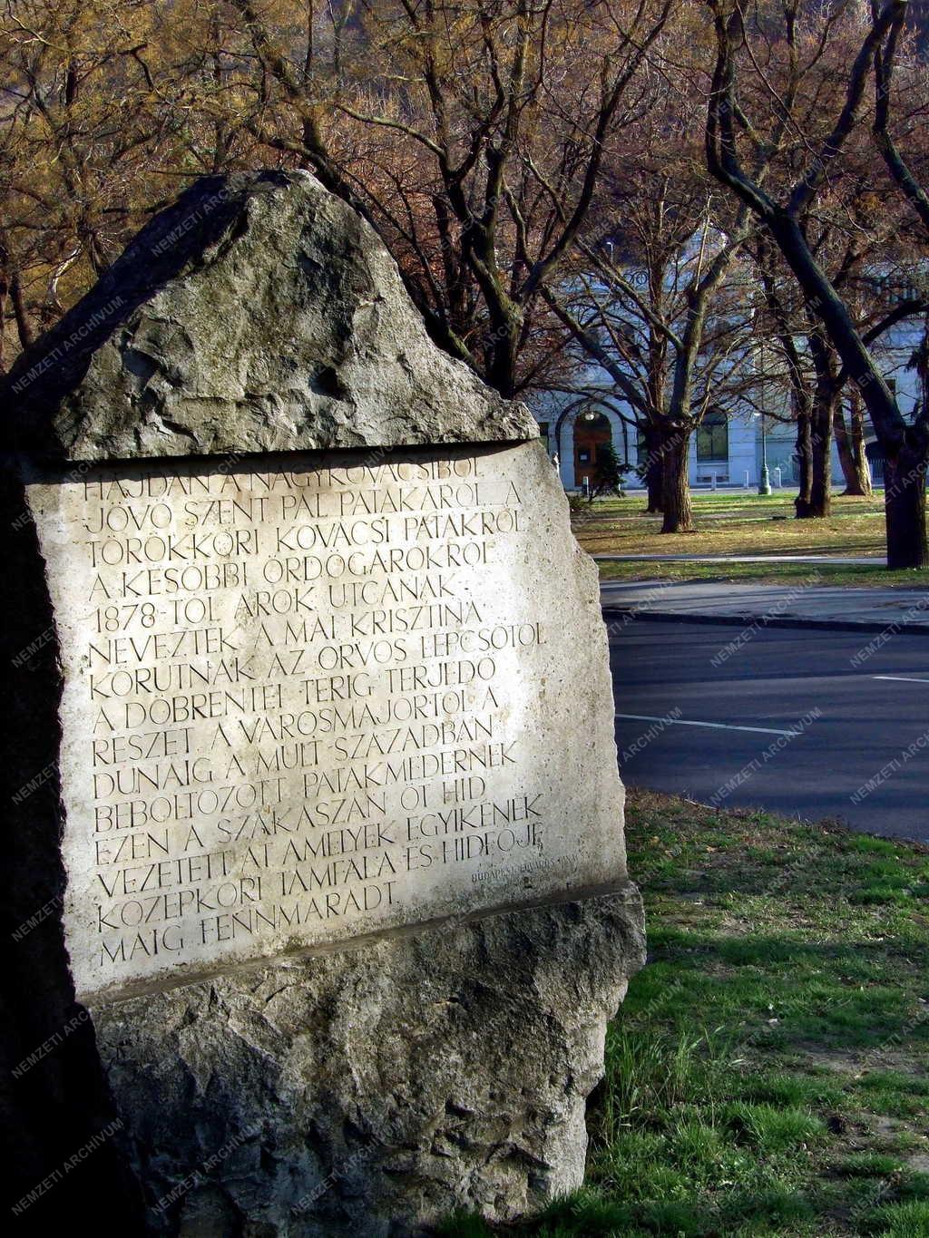 Budapest - Emlékkő 