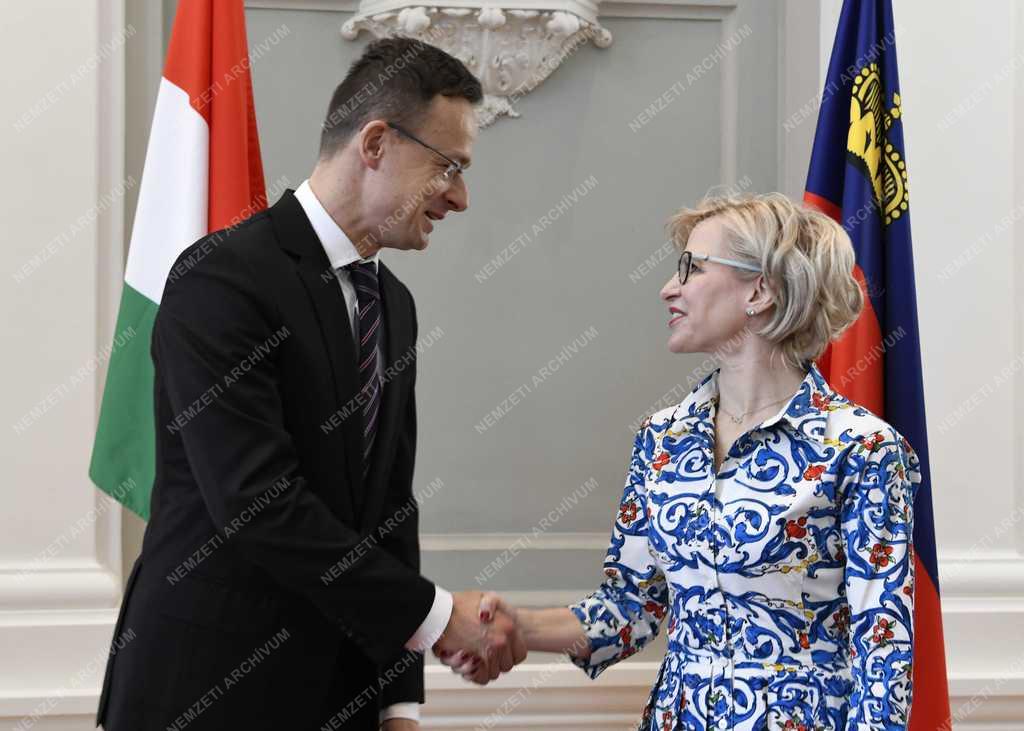 Szijjártó Péter Liechtensteinben