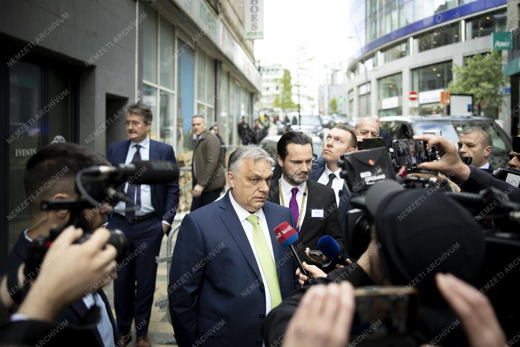 Orbán Viktor Brüsszelben