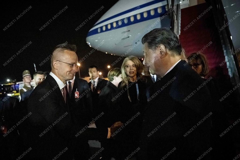 A kínai elnök Budapesten