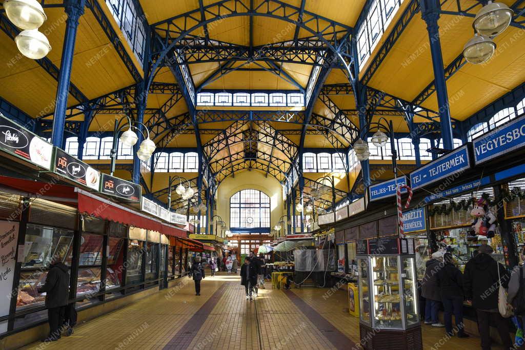 Kereskedelem - Budapest - Rákóczi téri vásárcsarnok