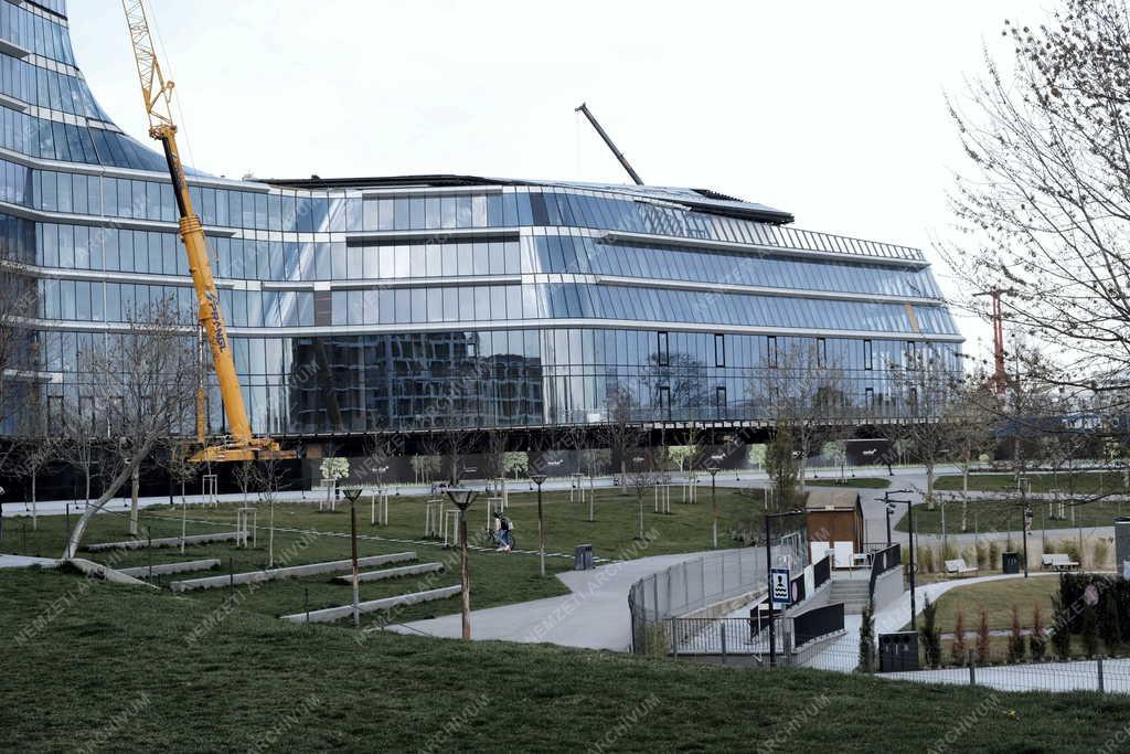 Városkép - Budapest - Épülő MOL Campus