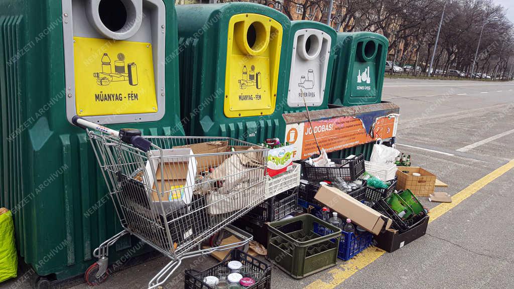 Köztisztaság - Budapest - Szelektív hulladékgyűjtés