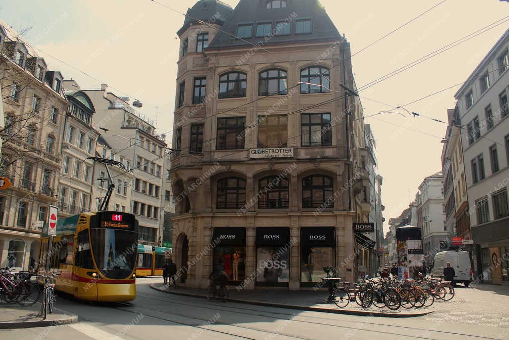 Városkép - Bázel - Villamos