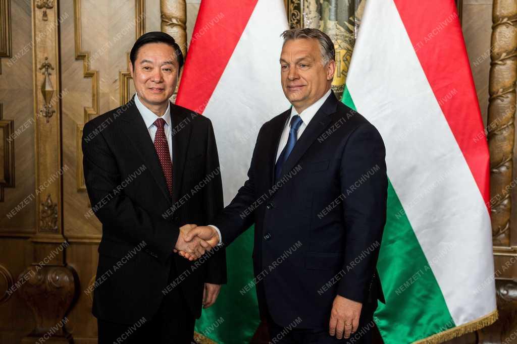 A Kínai Kommunista Párt delegációját fogadta Orbán Viktor