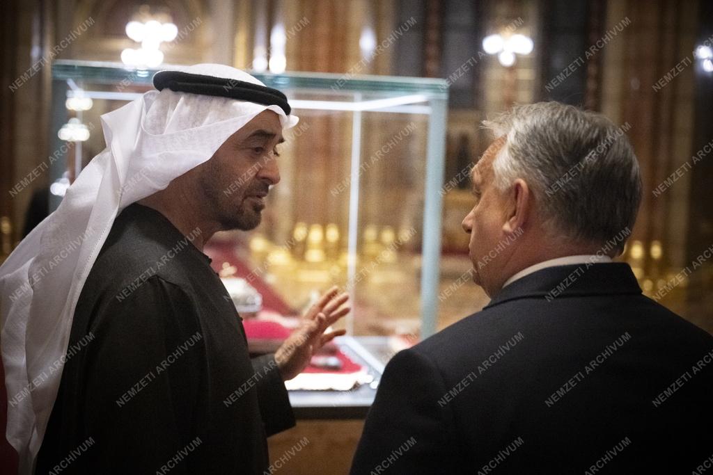 Orbán Viktor fogadta az Egyesült Arab Emírségek elnökét
