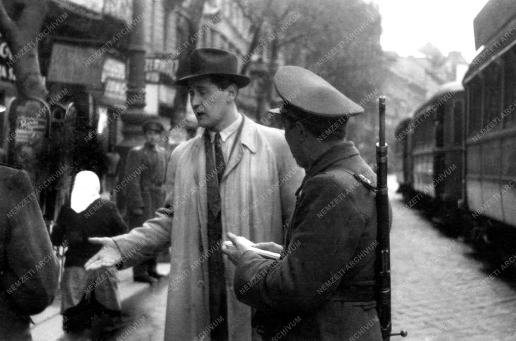 Rendvédelmi szervek - Rendőrség - Razzia a villamoson