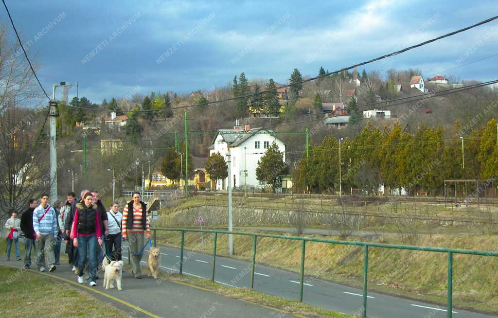 Zebegény - Turisták