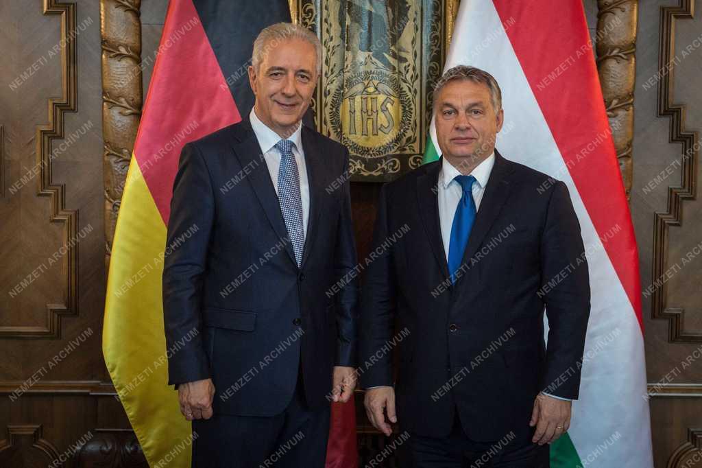 Orbán Viktor és Stanislaw Tillich találkozója