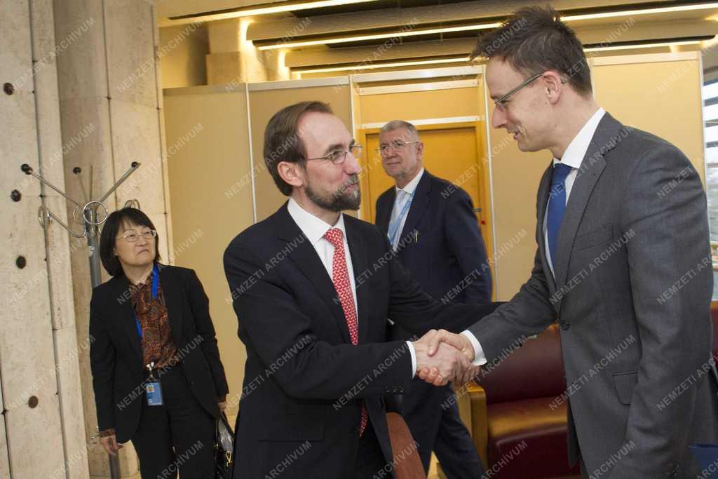 Szijjártó Péter látogatása Genfben