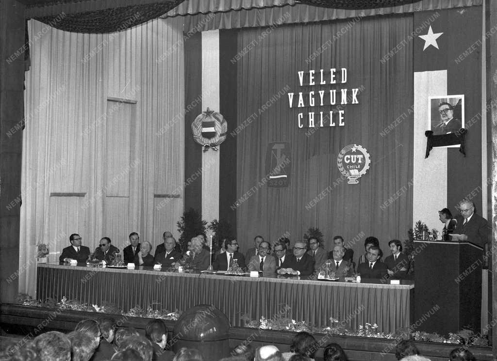 Külpolitika - Szolidarítási nagygyűlés - Chile 