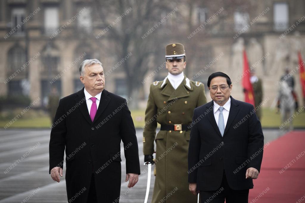 Orbán Viktor fogadta a vietnami miniszterelnököt