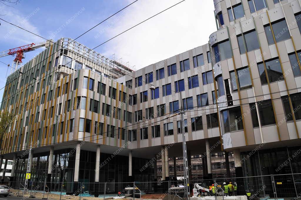 Településfejlesztés - Budapest - Új irodaházak Angyalföldön