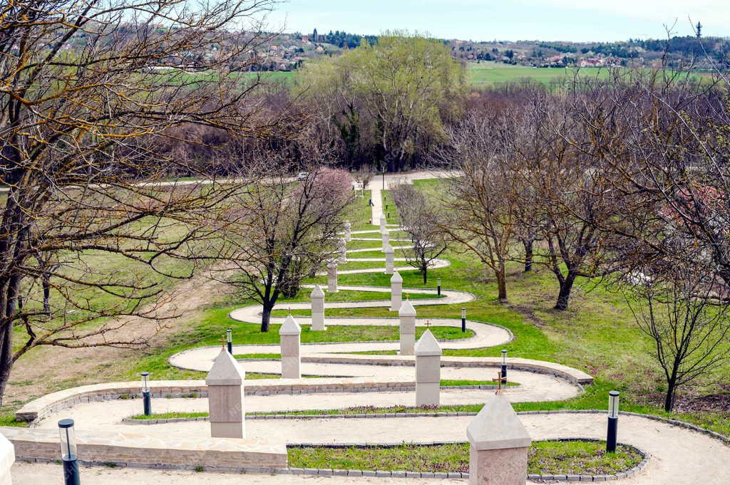 Egyház - Kálvária domb Hévíz-Egregy városrészében