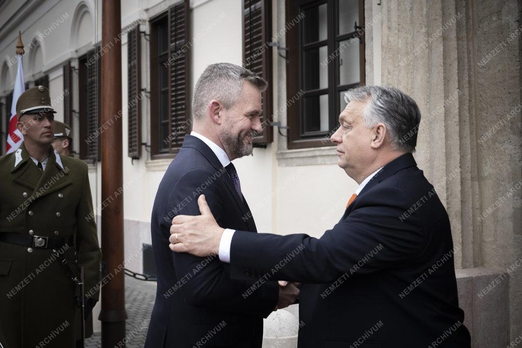 Orbán Viktor fogadta a szlovák parlament elnökét